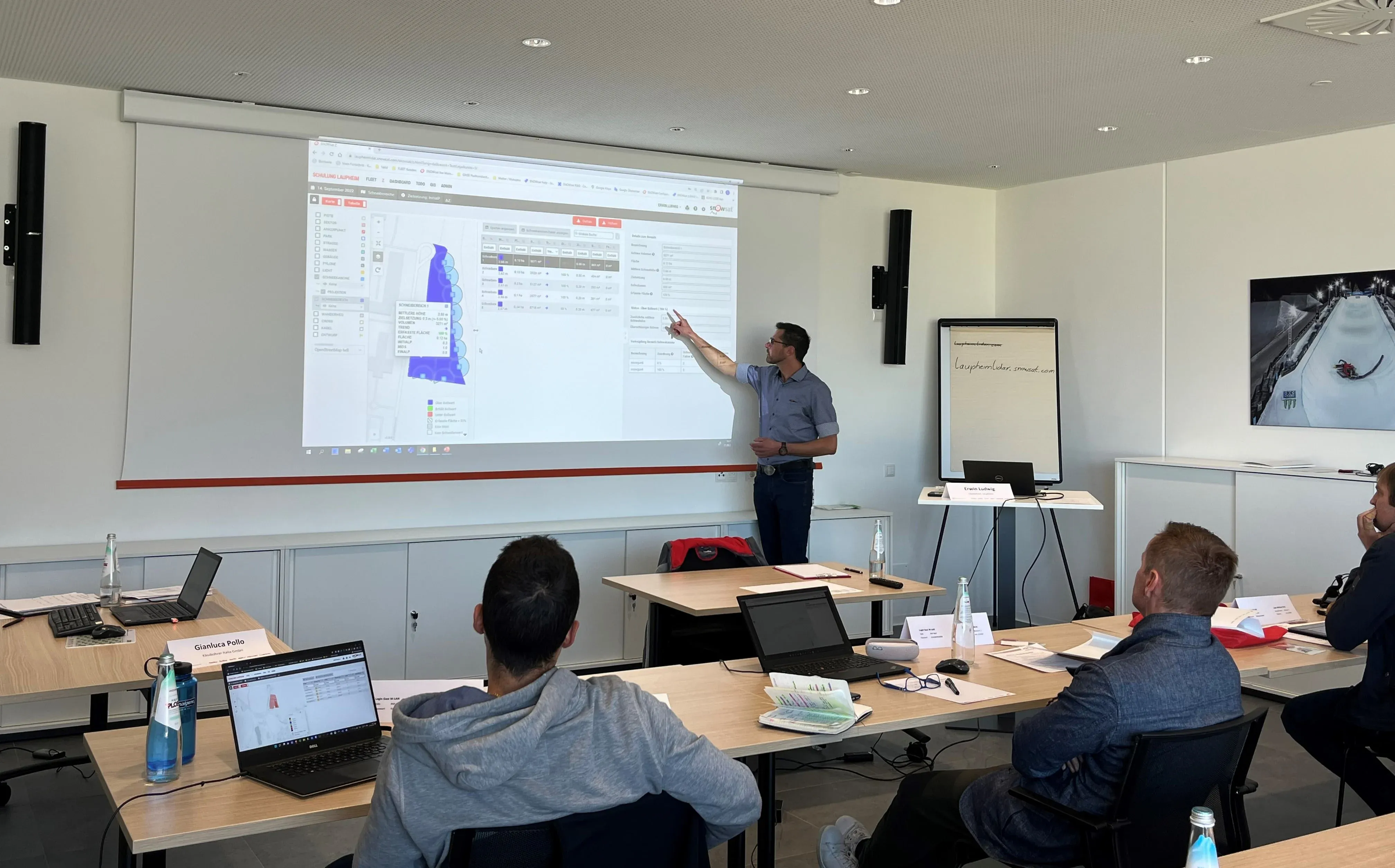 SnowSat Training in Bozen